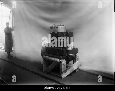 50 ch 2 cyl. Moteur léger. Banque D'Images