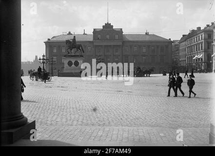 Place Gustaf Adolfs, Stockholm. Banque D'Images