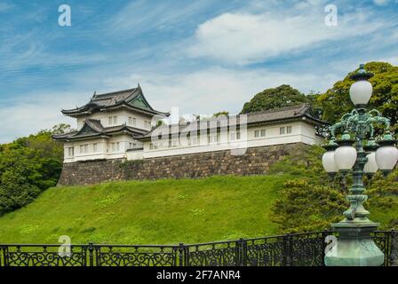 Fushimi-yagura Keep, Tokyo, Japon Banque D'Images