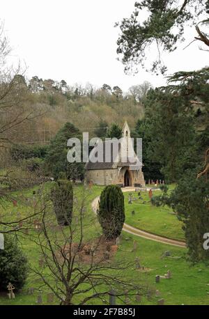 Cimetière de Bridgnorth, Bridgnorth, Shropshire, Angleterre, Royaume-Uni. Banque D'Images