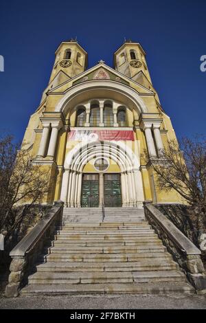 Église Herz Jesu à Amstetten, Autriche, Basse-Autriche Banque D'Images