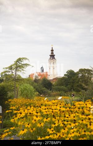 Couvent d'Altenburg, jardin, Autriche, Basse-Autriche, Waldviertel Banque D'Images