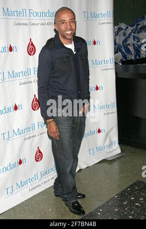 New York, NY, États-Unis. 2 mars 2008. Vice-président exécutif de Warner Music Group, Kevin Liles, à la 9e Journée annuelle de la famille de la TJ Martell Foundation à Roseland. Crédit : Steve Mack/Alamy Banque D'Images