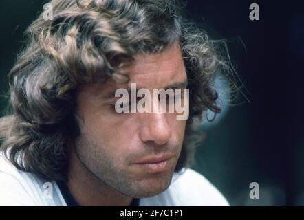 Guillermo Vilas, légende Argentine du tennis Banque D'Images