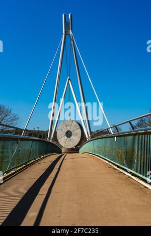Miller's Bridge Over the River exe, Exeter, Devon, Angleterre Banque D'Images