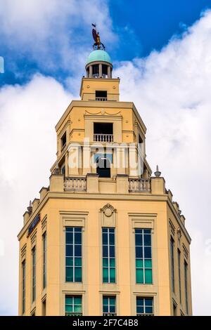 Les tours de l'Alhambra, Coral Gables, Miami, Floride, USA Banque D'Images