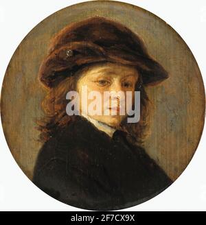 Adriaen Van Ostade - Portrait Boy Banque D'Images