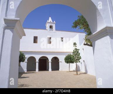 Puig d'en Missa, l'Église Sant Miquel de Balansat, Ibiza, Baléares, Espagne Banque D'Images