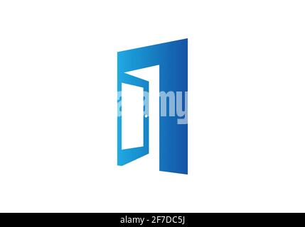 inspiration pour le design du logo de la porte. Logo Vector Real Estate. Illustration de Vecteur