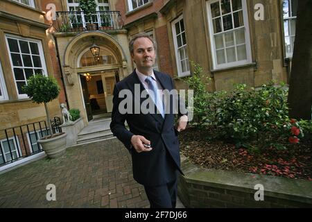 William Cash, fils d'un ancien combattant eurosceptique député conservateur Sir Bill Cash, Banque D'Images