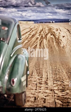 Hot Rod Racing à Pendine Sands Wales Royaume-Uni Banque D'Images