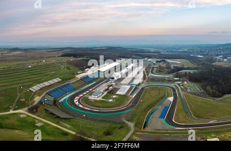 Hungaroring, circuit officiel forma 1 de la Hongrie à Mogyorod. De nombreux événements de sports automobiles sont organisés Banque D'Images