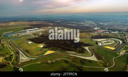 Hungaroring, circuit officiel forma 1 de la Hongrie à Mogyorod. De nombreux événements de sports automobiles sont organisés Banque D'Images