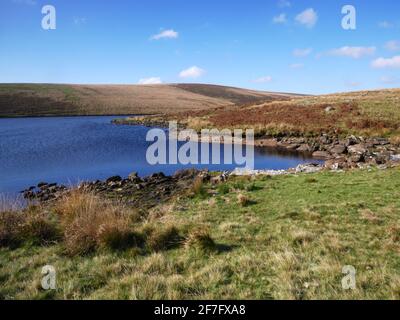 Le réservoir Avon Dam, près de South Brant, Dartmoor, Devon. Banque D'Images