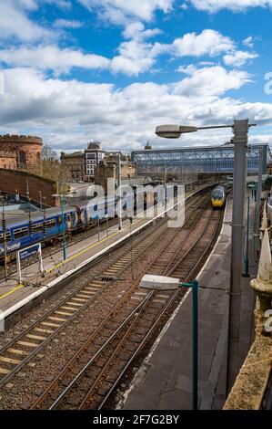 Carlisle, ville des lacs, Cumbria, Angleterre Banque D'Images