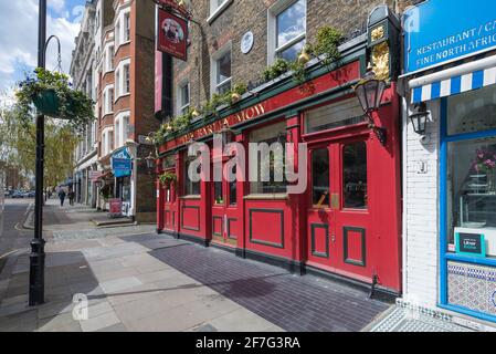 Le pub Barley Mow à Dorset Street, Marylebone, Londres, Angleterre, Royaume-Uni Banque D'Images