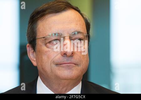 Mario Draghi Banque D'Images