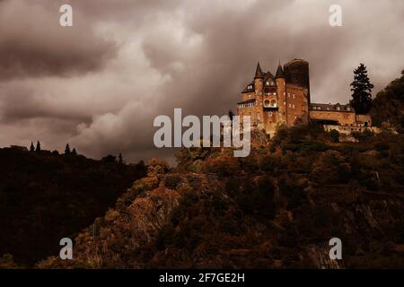 Burg Rheinstein Banque D'Images