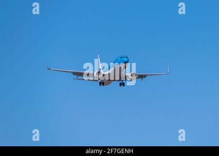 Boryspil, Ukraine - 10 mars 2021 : KLM Boeing 737 NG Banque D'Images