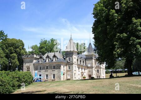 Château de Vassipierre, Ile de Vassivière, Lac de Vassivière, Nouvelle-Aquitaine, France Banque D'Images