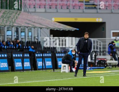 Milan, Italie. 07e avril 2021. Photo FCI/Fabrizio Carabelli/LiveMedia crédit: Agence de photo indépendante/Alamy Live News Banque D'Images