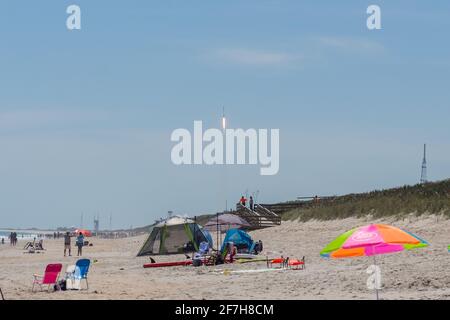 SpaceX Falcon 9 Starlink L-23 Banque D'Images