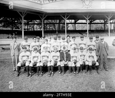 École préparatoire de Georgetown, équipe de baseball, 1926. Banque D'Images