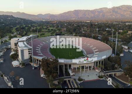 Vue générale le Rose Bowl, vendredi 26 février 2021 à Pasadena, Californie (Dylan Stewart/image of Sport) Banque D'Images