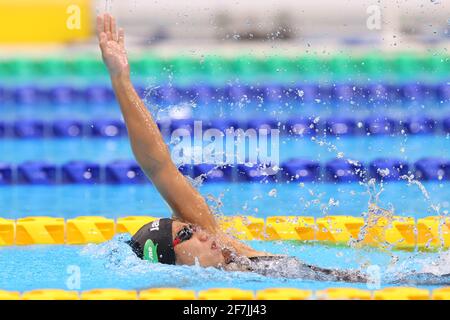 Centre aquatique de Tokyo, Tokyo, Japon. 8 avril 2021. Anna Konishi, 8 AVRIL 2021 - natation : Championnats de natation du Japon (NAGE AU JAPON 2021) chaleur de course de fond de 200 m pour femmes au Centre aquatique de Tokyo, Tokyo, Japon. Credit: YUTAKA/AFLO SPORT/Alay Live News Banque D'Images