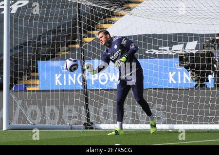 Ederson Santana de Moraes de Manchester City pendant la chaleur haut Banque D'Images