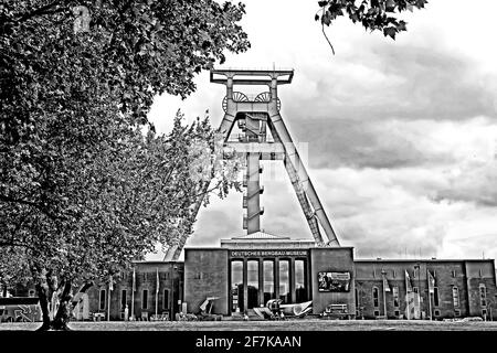 Deutsche Bergbau-Museum Bochum (DBM) ; Musée allemand de la mine de Bochum, plus grand musée de la mine du monde Banque D'Images