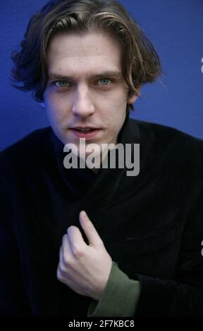 Acteur Dan Stevens, Londres, 4/1/08 , Copyright photo Tom Pilston. 07802 572 609 tom@pilston.fsnet.co.uk Banque D'Images