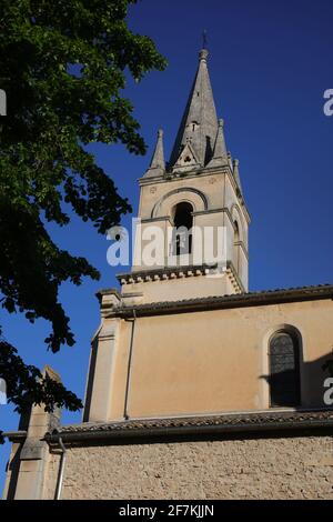Église neuve de Bonnieux - Vaucluse - Luberon - Provence Alpes Côte d'Azur - France Banque D'Images
