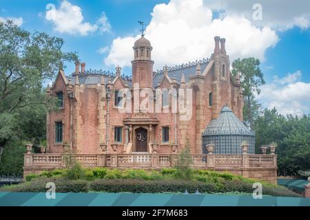Orlando, Floride. 04 août 2020. Le manoir hanté de Magic Kingdom (427) Banque D'Images