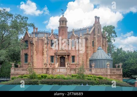 Orlando, Floride. 04 août 2020. Le manoir hanté de Magic Kingdom (428) Banque D'Images