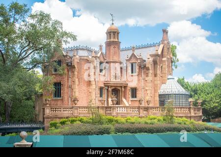 Orlando, Floride. 04 août 2020. Le manoir hanté de Magic Kingdom (429) Banque D'Images
