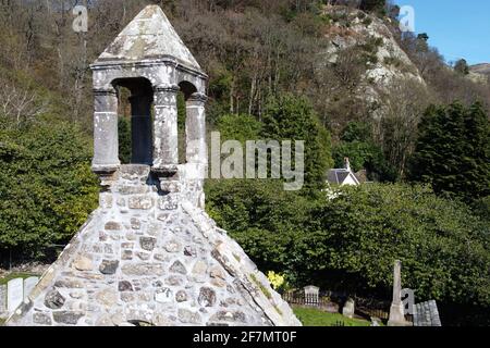 Logie Kirk est église et cimetière à l'est de Stirling Banque D'Images