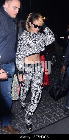 Sopot, Pologne. 7 juillet 2013 Rihanna aller à l'hôtel Banque D'Images