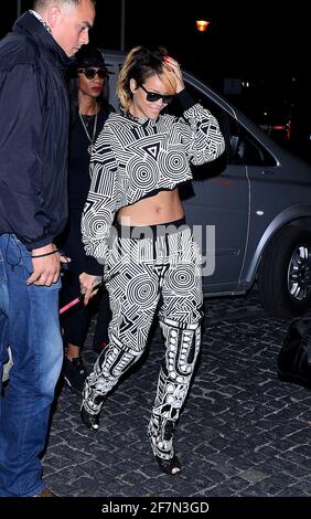 Sopot, Pologne. 7 juillet 2013 Rihanna aller à l'hôtel Banque D'Images
