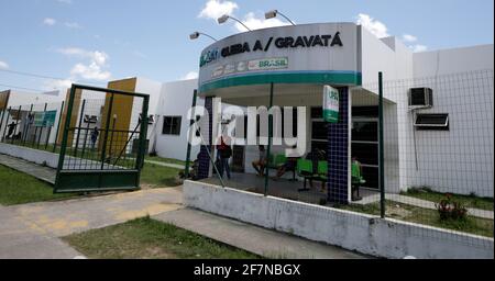 camacari, bahia / brésil - 17 octobre 2019 : façade de l'unité de soins d'urgence dans le quartier de Gravata dans la ville de Camaçari. *** Capti local Banque D'Images