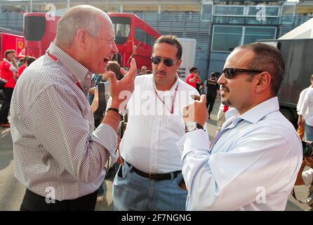 Monza, Italie - 09 septembre 2012 : Championnat du monde de Formule 1 de la FIA à l'Autodromo Nazionale di Monza avec Ron Dennis, Vodafone McLaren (à gauche). F1, Fahrerlager, Paddock | utilisation dans le monde entier Banque D'Images