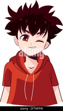 Manga Mignon Garcon Image Vectorielle Stock Alamy