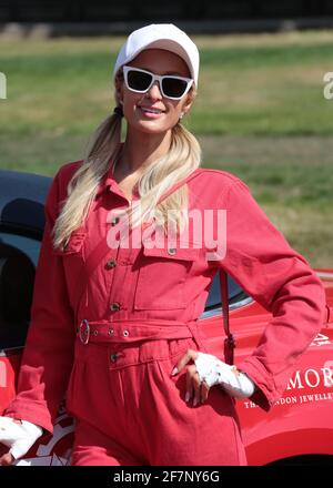 06 juin 2019 - Londres, Angleterre, Royaume-Uni - départ de la tournée caritative Cash & Rocket Photos: Paris Hilton Banque D'Images