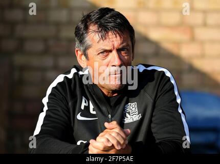 Photo du dossier datée du 25-07-2017 de Phil Brown, gestionnaire de Southend United. Date de publication : vendredi 9 avril 2021. Banque D'Images