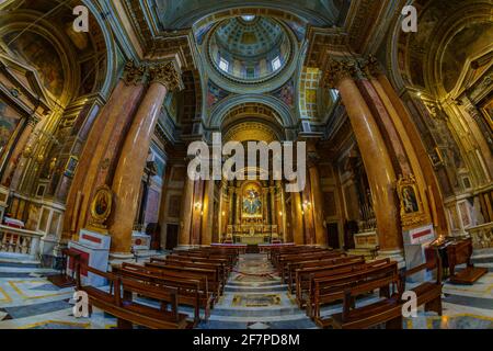 Chiesa di Sant'Agnese à Agon (Roma) Banque D'Images