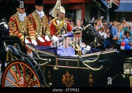 PHOTO DU DOSSIER : le mariage du prince Andrew à Sarah Ferguson, Londres. Juillet 1986 crédit : BRIAN HARRIS/Alay Live News Banque D'Images