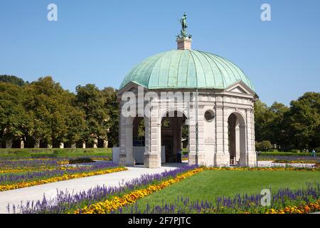 Diana temple à la Hofgarten, Munich, Bavière, Allemagne, Europe Banque D'Images