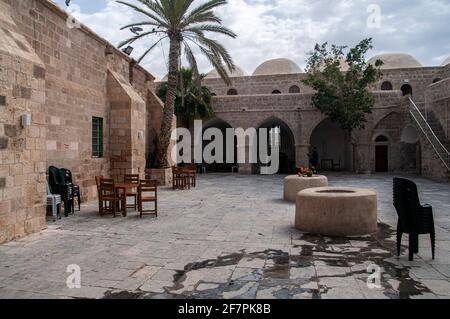 Nabi Musa (Nebi Musa) est le nom d'un site dans le désert de Judée, en Cisjordanie, en Palestine que le folklore palestinien populaire associe à Moïse. Banque D'Images