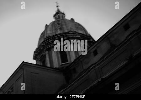 Église Chiesa Parrocchiale di San Giovanni Battista dei Fiorentini. Rome, Italie Banque D'Images