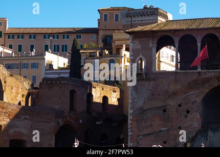 Église San Giovanni Battista dei Cavalieri di Rodi et Ordinariato Militare per l'Italia. Rome, Italie Banque D'Images